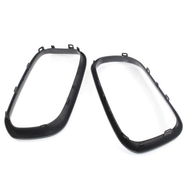 Bright Black In The Net Frame Decoration In The Grid Grille Modified Parts For 2015-2018 BMW 1 Series F20 F21 (Black)