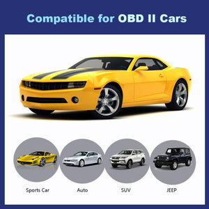 Planet Gates Bright Car HUD Head up display OBD II EUOBD Computer Speedometer hud film Car electronics Overspeed Voltage Alarm