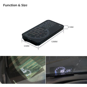 Planet Gates Bright Car HUD Head up display OBD II EUOBD Computer Speedometer hud film Car electronics Overspeed Voltage Alarm