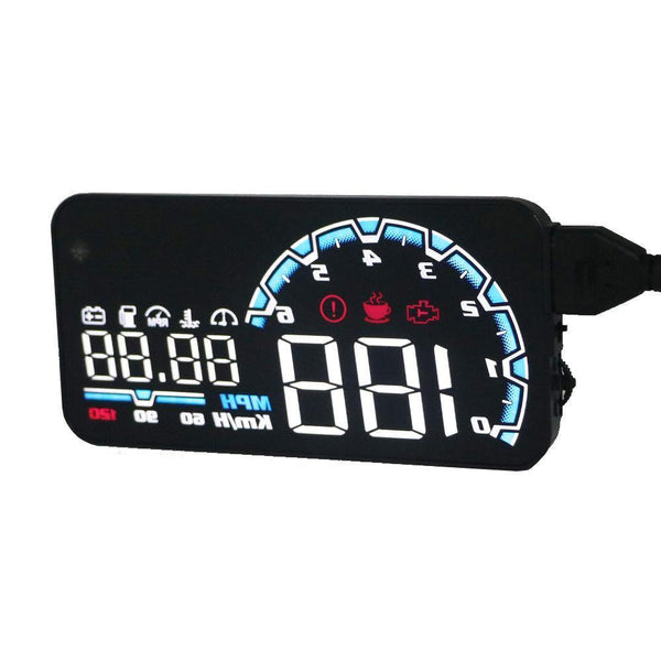 Planet Gates Bright Car HUD Head up display OBD II EUOBD Computer Speedometer hud film Car electronics Overspeed Voltage Alarm