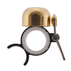Planet Gates Bright Gold Cycling Bike Bicycle Finger Run Bell MTB Bike Decompression Anti-stress Toys Gift Pet Bike Calling Bell Aluminum & Copper