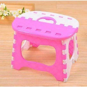 Planet Gates Bright Pink Folding Stool Plastic Light Pink Stools Children Step Ottoman Home Furniture For Kid Sitting Picnic Children Stools