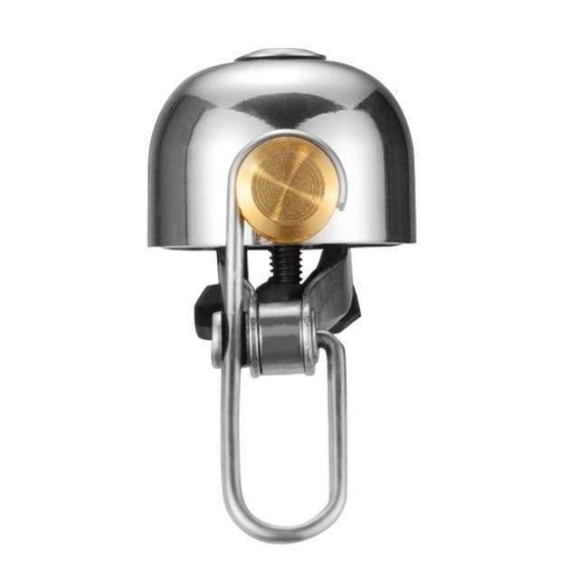 Planet Gates Black Classical Stainless Bicycle Bell Cycling Horn Bike Handlebar Bell Horn Crisp Sound Bike Horn Safety Bicycle Accessories