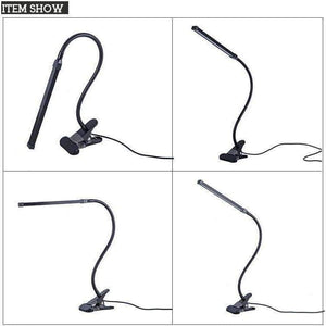 Planet Gates Brightest 6W USB LED Light Clip-on Flexible Reading Bed Lamp Table Desk Lamp Book Desktop Bed Lamp Lighting Bedside Lighting