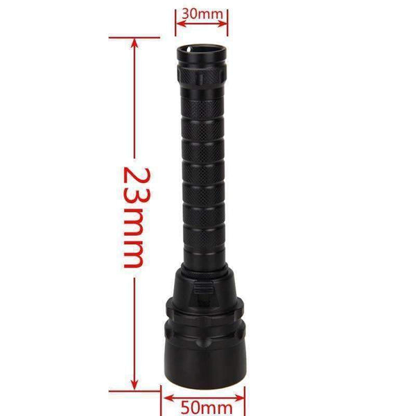 Planet Gates Brightness LED Portable Waterproof Flashlight Diver Scuba Diving Flashlight 100M Underwater 2000LM UV Scuba Diving Torch