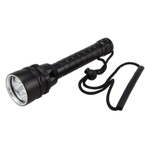 Planet Gates Brightness LED Portable Waterproof Flashlight Diver Scuba Diving Flashlight 100M Underwater 2000LM UV Scuba Diving Torch