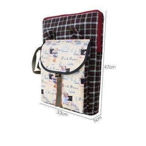 Planet Gates British Wind Children Art Bag School Kids Art Supplies Painting Board Bag Foldable Cartoon Cute Art School Bag Drawing Bag