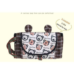 Planet Gates British Wind Children Art Bag School Kids Art Supplies Painting Board Bag Foldable Cartoon Cute Art School Bag Drawing Bag