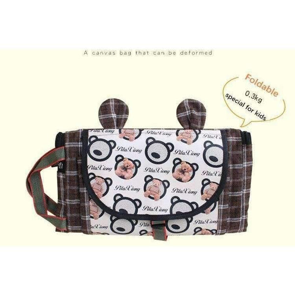 Planet Gates British Wind Children Art Bag School Kids Art Supplies Painting Board Bag Foldable Cartoon Cute Art School Bag Drawing Bag