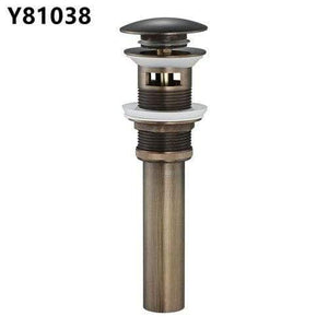 Planet Gates Bronze Bathroom Basin Sink Pop Up Drain Brass with Overflow Vanity Sink Waste Drainer 8 Colors Bathroom accessories Y81033
