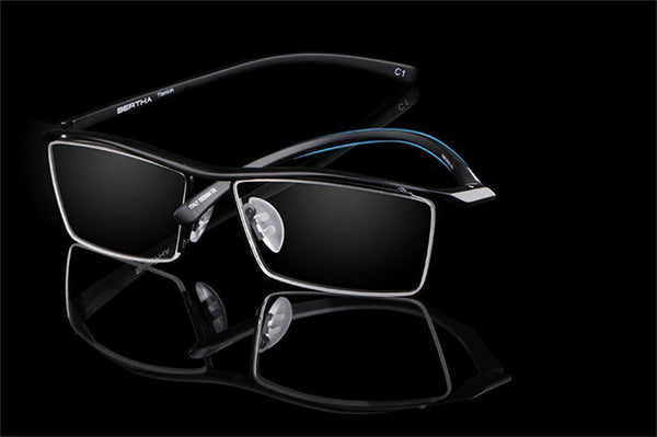 Planet Gates Bronze Men Z Pure Titanium Semi-rimless Eyewear Business Optical Glasses Frame Prescription Eyeglasses