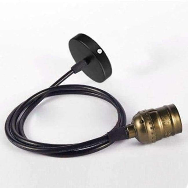 Planet Gates Bronze Vintage Industrial Retro Pendant Lamp Edison Light E27 Holder Iron Cage Lampshade Warehouse Style Light Fixture Indoor Lighting