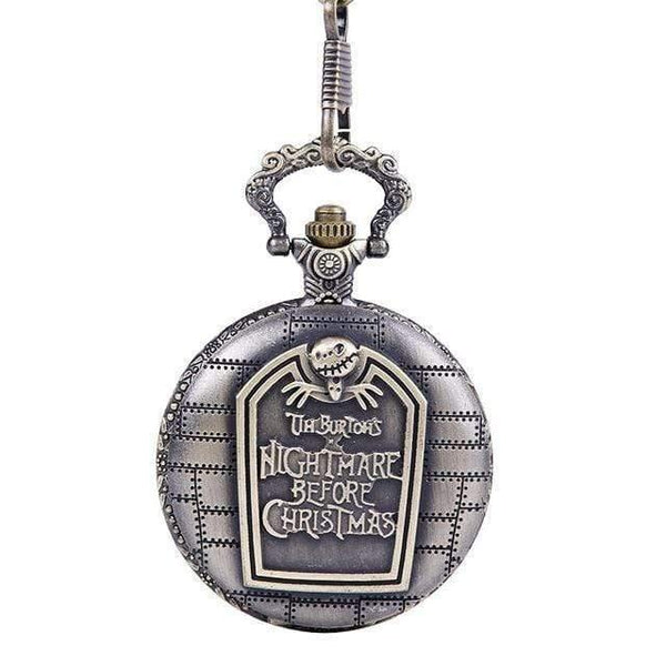 Planet Gates Bronze1 Quartz Pocket Watch Pirate Skull Head Horror with Chain Men Women Pendant Necklace For Gift Christmas