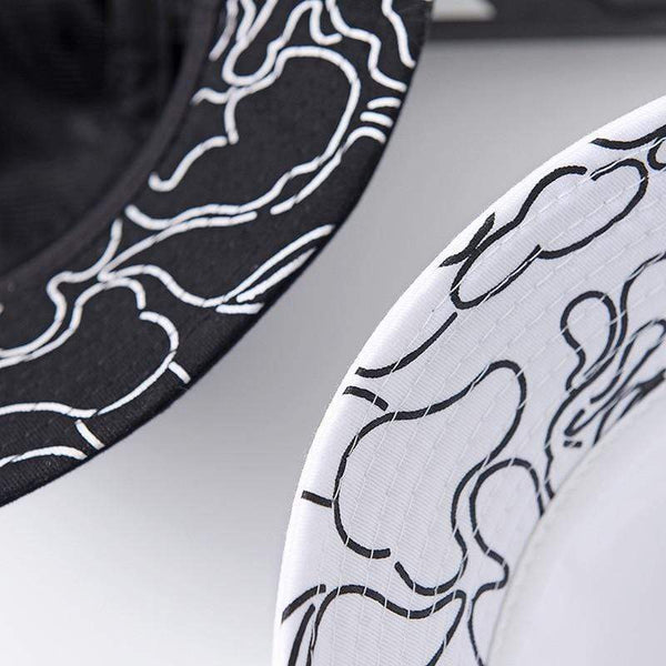 Planet Gates Brooklyn Bucket Hat  Sad Boy Fisherman  Hat Outdoor Travel Hat Fashion Sun Cap for Men Women Bob Panama big  head