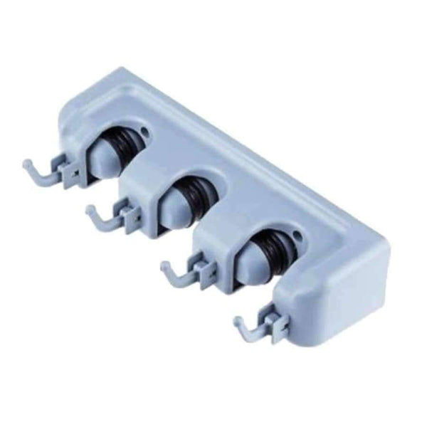 Planet Gates Broom Mop Holder Garage Storage Hooks Wall Mounted Organizer Kitchen Cupboard Ball Slots with Hooks 3 Position