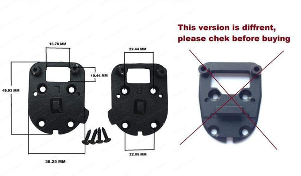 Bross BGE589 Wing Mirror Wobble Repair L + R Bracket Mount for BMW E36 E46 E39 E60 ZTSB0174M