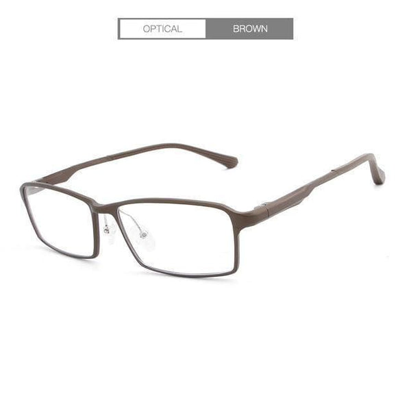 Planet Gates browm TR90 17g Lightweight Glasses Frame Myopia Hyperopia Prescription Eyeglasses Frames Reading Clear Glasses Frame Men