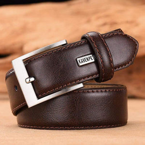 Men's Belt Luxury Business Leather Male Waist Belt Cowhide Genuine Leather Classic Black Trouser Belt Cummerbunds Dropshipping