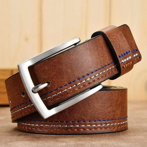 Men's Genuine Leather Belts Designer Leisure Belt for Man Pin Buckle Business Dress Male Dropshipping