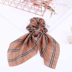Chiffon Ribbons Hairband Elastic Hair Rope Hair Tie Floral Scrunchie Women Ponytail Holder Rubber Headbands Accessories