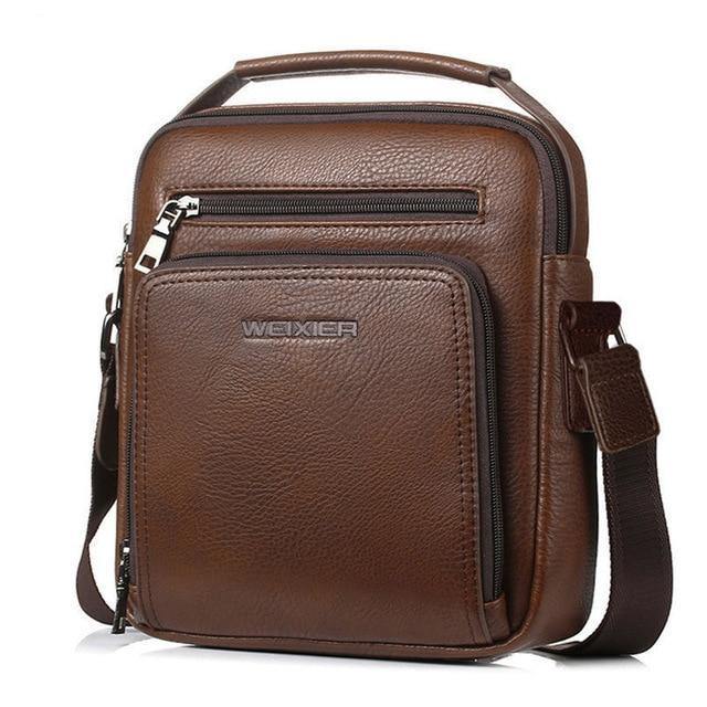 Planet Gates Business shoulder Man Bag Vintage Brand Mens Messenger Bag Casual Grid Shoulder travel Bag For Male bolsa Crossbody bags
