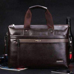 Planet Gates brown 2017 Men Casual Briefcase Business Shoulder Top Leather Bag Men Messenger Bags Computer Laptop Handbag Bag Men's Travel Bags