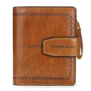 Planet Gates brown 2018 Muurdde RFID Fashion Hollow Out Genuine Leather Women Wallet And Purses Coin Purse Female Small Portomonee Lady Money Bag