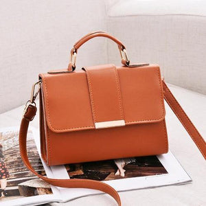 Planet Gates brown / 20x15x6cm Women Bag Leather Handbags PU Shoulder Bag Small Flap Crossbody Bags for Women Messenger Bags
