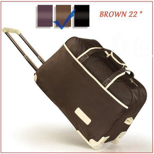Planet Gates Brown 22 Trolley Luggage Rolling Suitcase Brand Casual Thickening Rolling Case Travel Bag on Wheels Luggage Suitcase