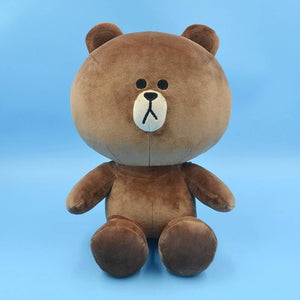 Brown Bear And Cony Rabbit Plush Toys Kawaii Anime Choco Sally Stuffed Doll Soft Sofa Cushion Gift For Girl Birthday Present