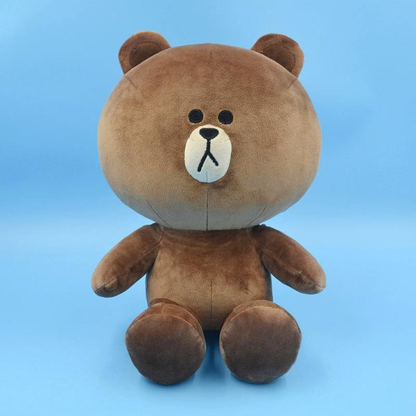 Brown Bear And Cony Rabbit Plush Toys Kawaii Anime Choco Sally Stuffed Doll Soft Sofa Cushion Gift For Girl Birthday Present