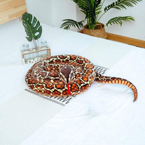 Simulation Snake Stuffed Dolls Soft Cute Snake Plush Toys For Games Popular Fashion Home Decor Plush Toy Child Game Stuff Doll