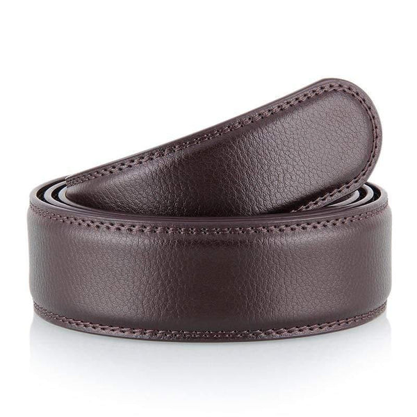 Male Automatic Buckle Belts No Buckle Belt Brand Men High Quality Male Genuine Strap Jeans Pu Belt  Mens Belts Luxury 3.5cm