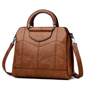 Quality Leather Crossbody Bags For Women  Fashion Embroidery Shoulder Bag Female Handbags