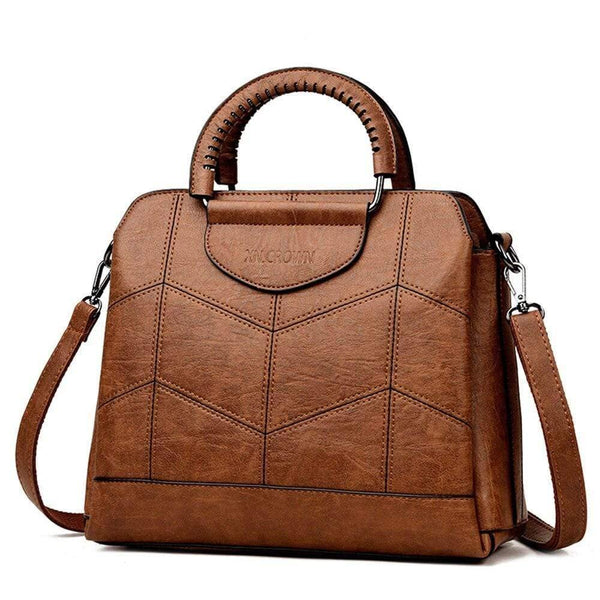 Quality Leather Crossbody Bags For Women  Fashion Embroidery Shoulder Bag Female Handbags