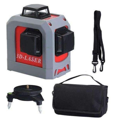 Planet Gates Brown 3D 12Lines Laser Level Self-Leveling 360 Horizontal And Vertical Cross Super Powerful Nivel Laser Levels Red Line Leveling Tool