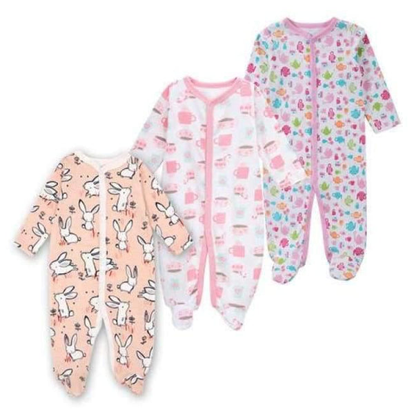 Planet Gates Brown / 3M 3 Pack Baby Girls Boy Clothes Newborn Pajamas Toddler Infant Sleepwear 0-12 Months Baby Romper Babies Clothing Set