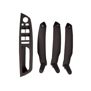 Planet Gates Brown 4 Pcs Armrest Car Left Front Driver's Seat LHD Interior Door Handle Inner Panel Pull Trim Cover for BMW E70 E71 E72 X5 X6 2007-2014