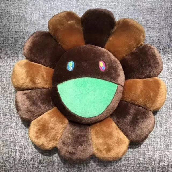 40cm-60cm Sunflower Pillow Soft Flower Stuffed Doll Kawaii Kaikai Kiki Colorful Plush Toy Cushion Gift Sunflower Cushion