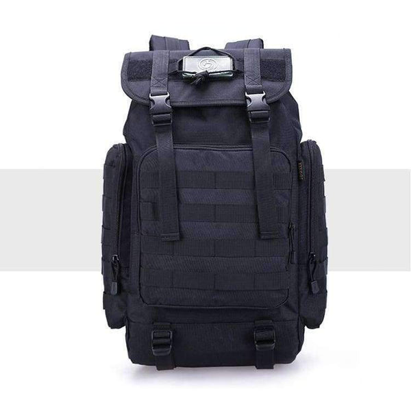 Planet Gates BROWN / 50 - 70L Military Tactical Backpack Army Molle Waterproof Sports Bag Climbing Rucksack for Outdoor Hiking Camping Hunting Backpacks