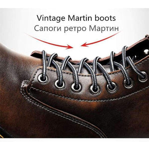 Planet Gates brown / 6.5 Vancat High Quality Genuine leather Autumn Men Boots Winter Waterproof Ankle Boots  Martin Boots Outdoor Working Boots Men Shoes
