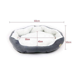 Planet Gates brown / 60x50cm Dog Bed Mats Sofa Kennels Doggy Warm House Winter Cat Pet Sleeping Bed House for Puppy Small Dog Blanket Cushion Basket Supplies