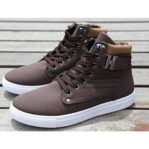 Planet Gates Brown / 7.5 HENGSONG Men's Vulcanize Shoes Spring Autumn Shoes Warm Men Shoes Tenis Masculino Male Men's Vulcanize Shoes Botas Men TR871485