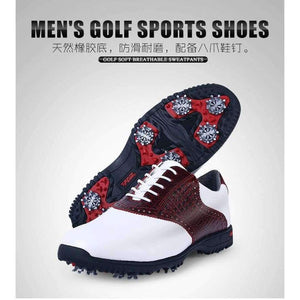 Planet Gates brown / 8 New Golf First Layer Of Leather Rubber Base Activities Nail Shoes Sports Shoes Waterproof Insole Soft Wear