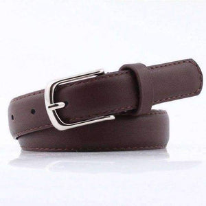 Planet Gates Brown / 95cm Belts Women high quality Alloy buckle fashion students jeans  belts brown leather black strap belt women