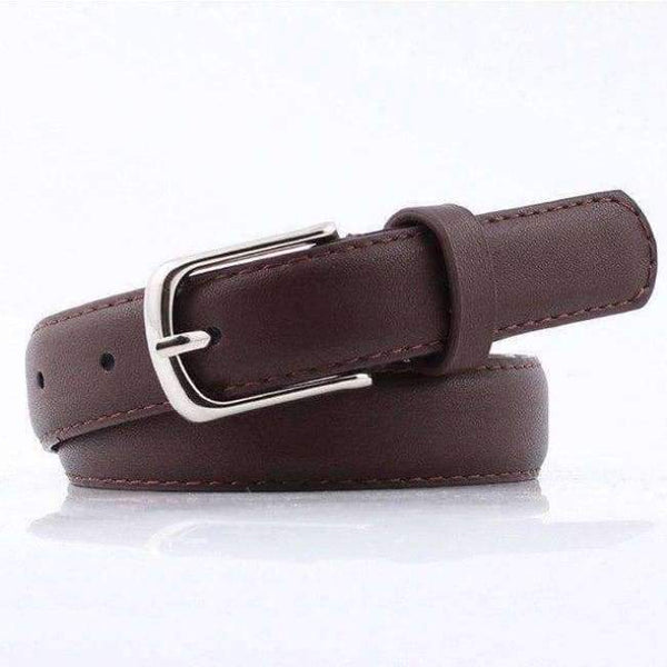 Planet Gates Brown / 95cm Belts Women high quality Alloy buckle fashion students jeans  belts brown leather black strap belt women