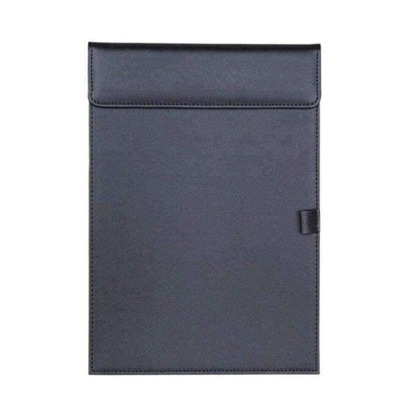 Planet Gates Brown A4 Office School Supplies Notebooks Writing Pads Clipboard PU Leather Business Financial School Plastic Signature Book High End
