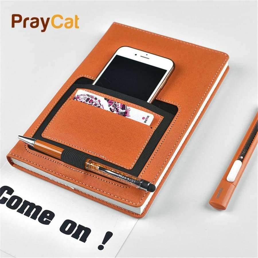 Planet Gates brown / A5 A5 Diary Notebooks Writing Pads Planners Notepad Lined pages Plain Paper Linepages For Notebooks School Supplies