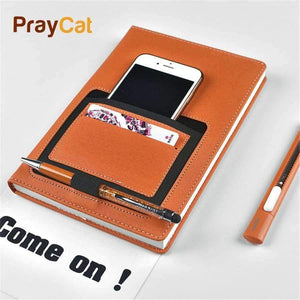 Planet Gates brown / A5 A5 Diary Notebooks Writing Pads Planners Notepad Lined pages Plain Paper Linepages For Notebooks School Supplies