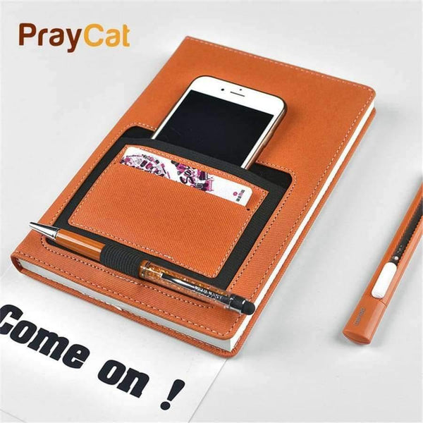 Planet Gates brown / A5 A5 Diary Notebooks Writing Pads Planners Notepad Lined pages Plain Paper Linepages For Notebooks School Supplies